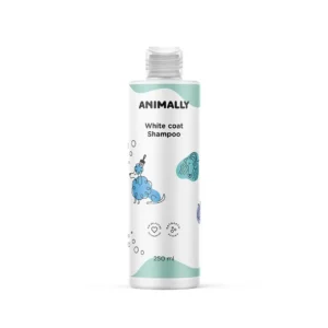 Champú pelo blanco natural perros gatos