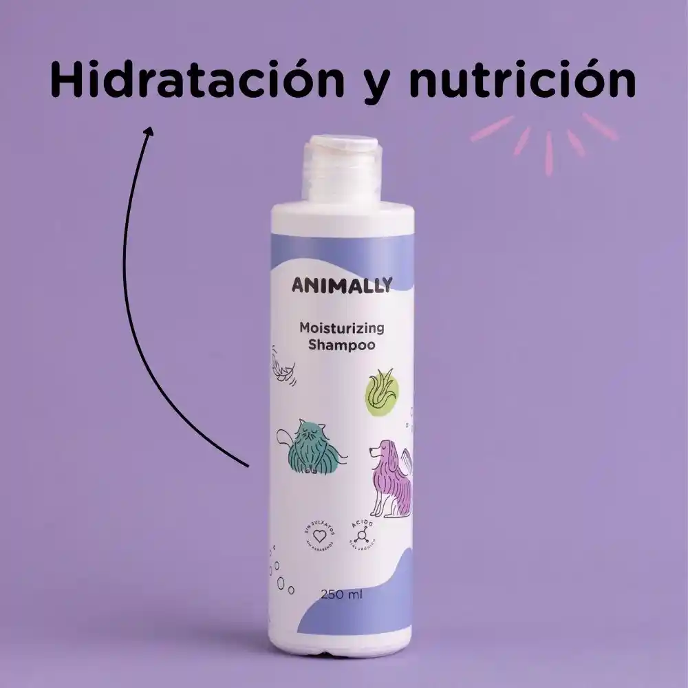 Champú hidratante perros